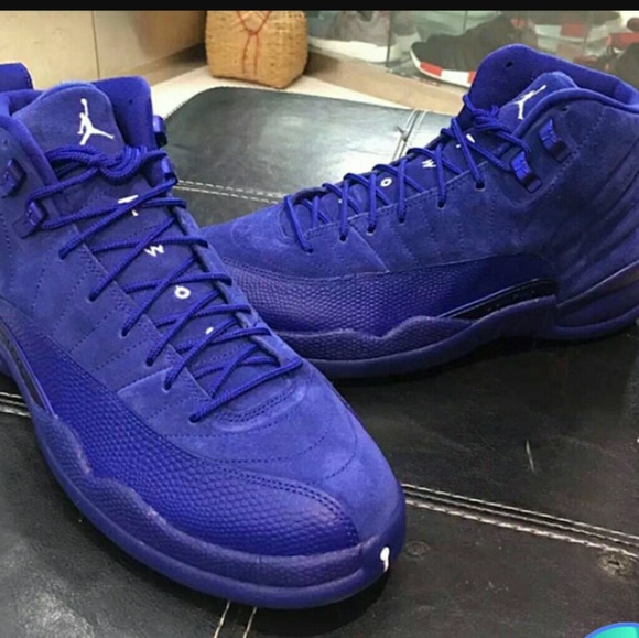 Jordans seued 12 blue - Picture 2 of 2